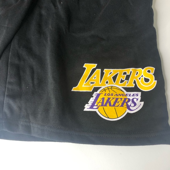NBA Los Angeles Lakers Shorts Black/Yellow Large - Picture 2 of 6